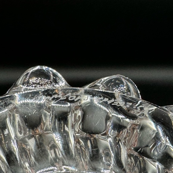 1970s Orrefors Princess Cut Swedish Crystal Glass Dish - Picture 15 of 17